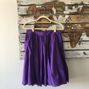 j. crew factory: purple skirt
